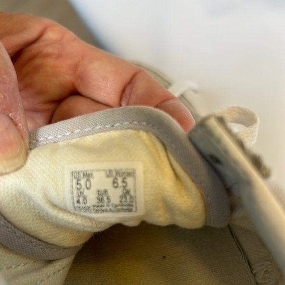 Vans "Off the Wall" Unisex Grey Suede Skate Sneakers-Size Men's 5/Women's 6.5 - Picture 6 of 8